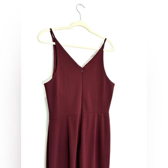 BHLDN Jones V-Neck Crepe Dress - Picture 10 of 12